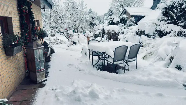 Winterimpressionen vom Sturmtief Elli | Foto: Bert Dessaus aus Bendesdorf