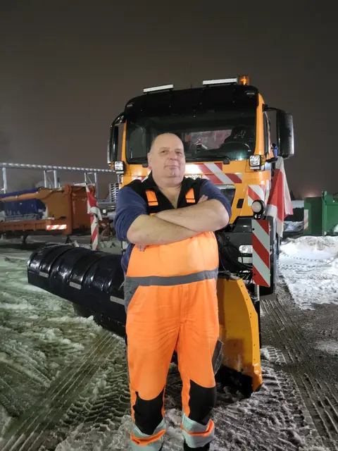 Winterdienstler aus Leidenschaft: Disponent Petje Classen aus Buchholz | Foto: sh