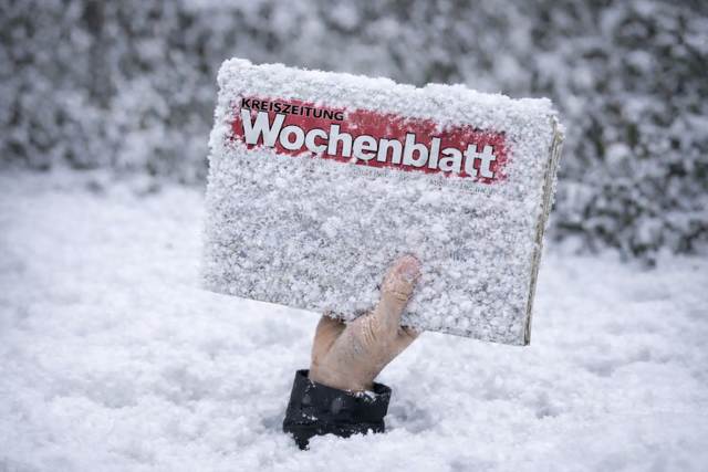 Auch wenn unsere Zustellerinnen und Zusteller immer ihr Bestes geben – gegen dieses Winterwetter kommt selbst der größte Einsatz manchmal nicht an (Symbolbild) | Foto: KI-generiert