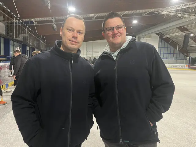 Heiko Bargsten und Mathias Fitschen sind Deutsche Vizemeister im Eisstockschießen | Foto: Sandra Polenz