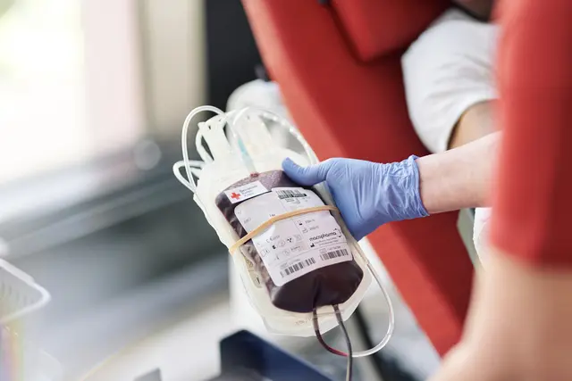 Das DRK appelliert an alle gesunden und spendefähigen
Bürgerinnen und Bürger, jetzt Verantwortung zu übernehmen und zeitnah einen Blutspendetermin
wahrzunehmen. | Foto: Willing-Holtz, DRK