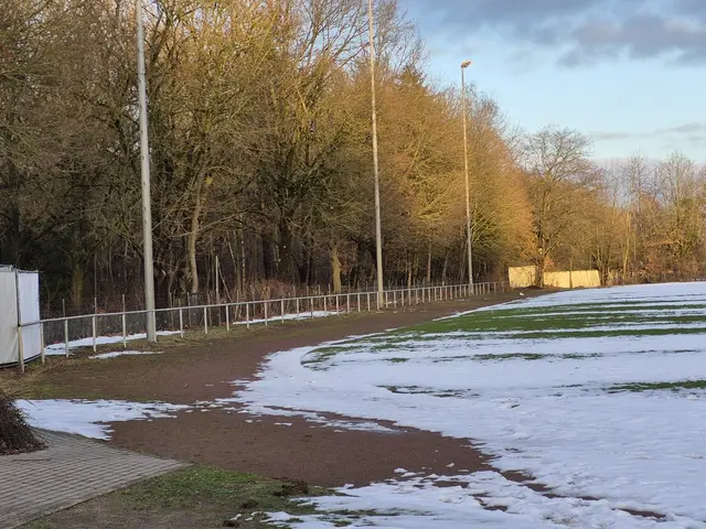 In die Jahre gekommen: die Laufbahn des VfL-Jesteburg Am Alten Moor | Foto: pöp