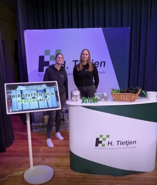 Es gab jede Menge give aways.