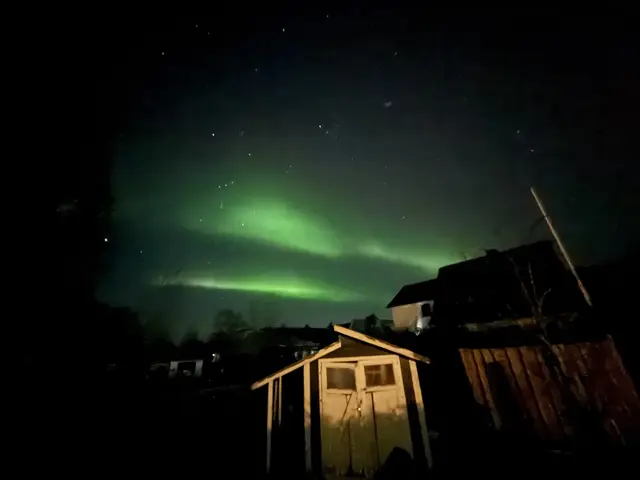 Polarlichter über Heidenau - ein echtes Naturwunder vor der Haustür | Foto: tml