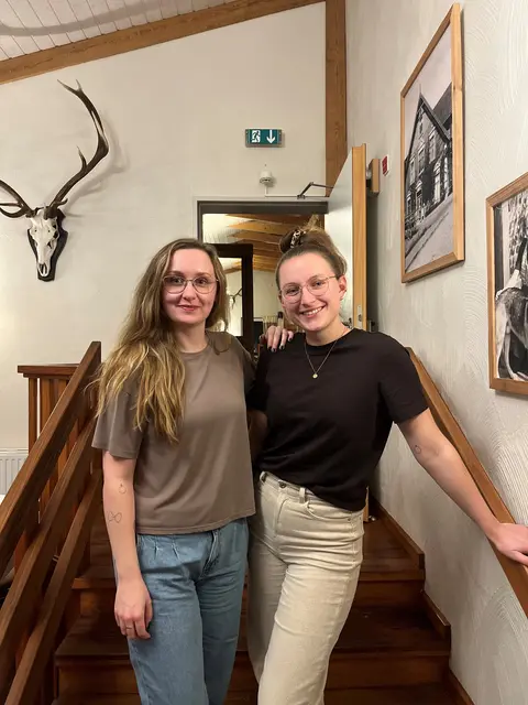Das Dreamteam beim Faslam: Celina Lackmann und Franka Standke | Foto: Julius Lehmbeck