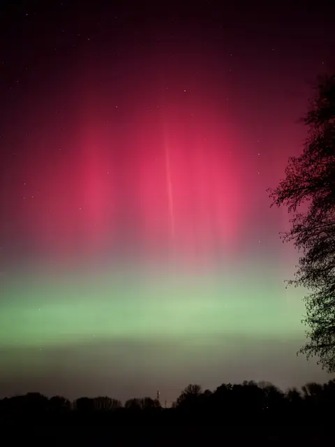 Der Nachthimmel über Buxtehude | Foto: Steve Tille