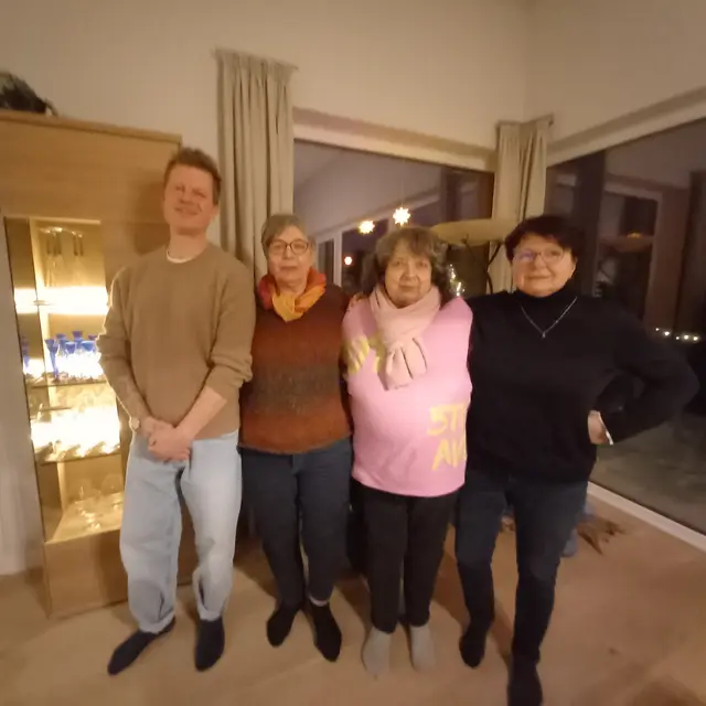 Die neuen Trauerbegleiter Rouven Willers (v.li.), Rotraud Bursian, Wiecke Wehming und Hanja Stemke | Foto: Wilfried Bolte