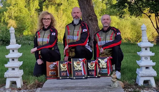 Die Sieger von der Karateschule Agathenburg (v.li.): Tanja Goly, Norman Goly und Marc Pönisch | Foto: Karateschule Agathenburg