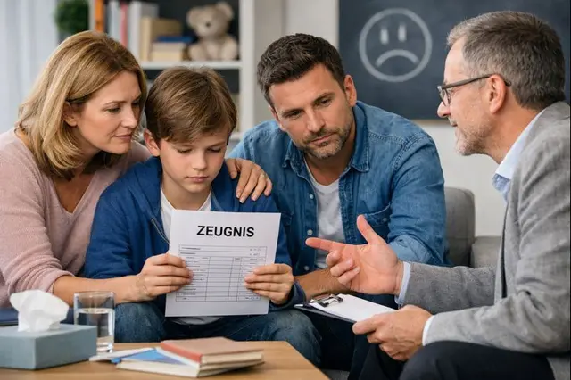 Schlechte Zeugnisse haben unterschiedlichste Ursachen - Erziehungsberatung im Landkreis Harburg bietet Unterstützung an_Symbolbild | Foto: jvp_KIgeneriert