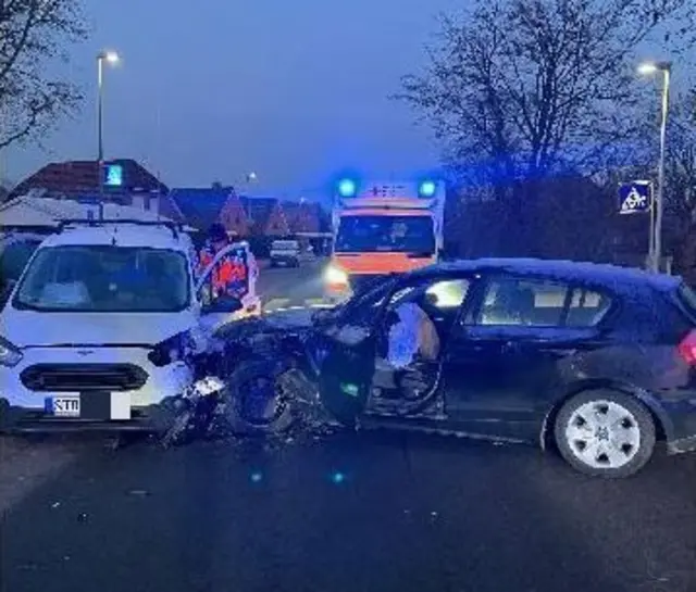Die Unfallstelle in Bützfleth | Foto: Polizei