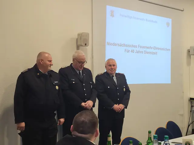 Ehrungen für 40 Jahre Dienstzeit