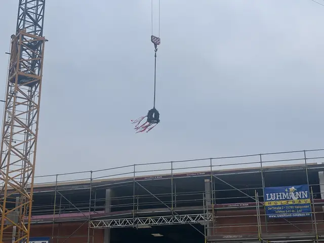Der Richtkranz symbolisiert Glück, Schutz und einen erfolgreichen Bauabschluss
