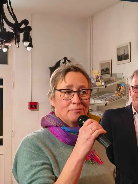 Dorothee Kröger überbrachte Grüße der Kirchengemeinde | Foto: sb