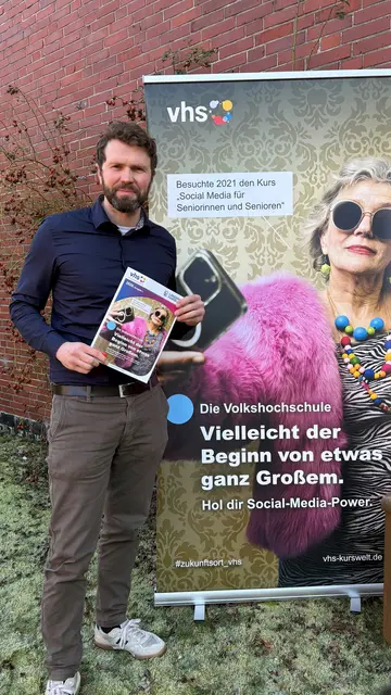 „Volkshochschule ist ein Raum für Entwicklung, nicht für fertige Lebensläufe“, sagt Stefan 
Baumann, Leiter der Kreisvolkshochschule Landkreis Harburg | Foto: KVHS Harburg