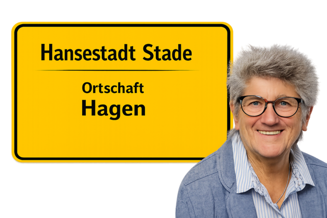 Inge Bardenhagen ist Ortsbürgermeisterin von Stade-Hagen | Foto: KI-generiert/Bilderprofi Stade