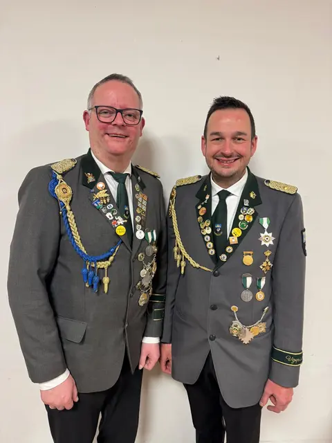 Der neue Präsident Oliver Jantzen (re.) und sein Vize Peter Gößling | Foto: SV Ramelsloh