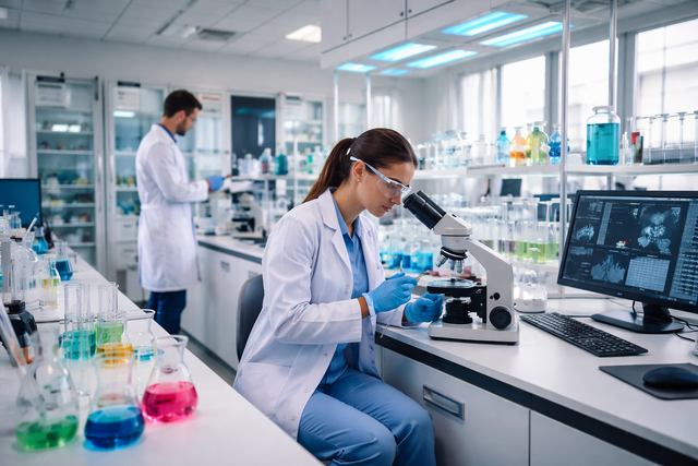 Die Kontrolle von Futterproben ist die Hauptaufgabe des Stader Instituts (Symboldbild) | Foto: KI-generiert