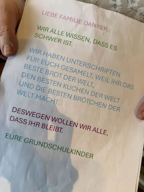 Sorgte für Freude und Tränen... der Abschiedsbrief der Grundschulkinder | Foto: tml