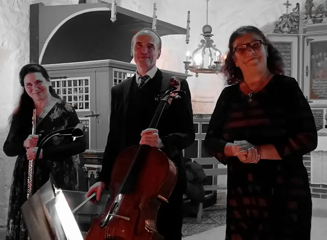 Das Trio bestehen aus Jocelyne Fillion-Kelch (Flöte), Thomas Tyllack (Violoncello) und Christiane Möckel (Klavier) | Foto: Filion-Kelch