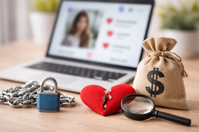 Beim Love Scamming nutzen Betrüger gezielt das Vertrauen ihrer Opfer aus, um sie emotional und finanziell zu schädigen | Foto: KI-generiert