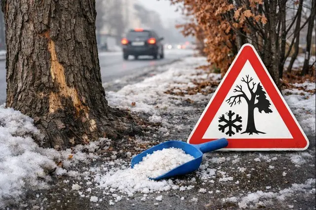 Salz schadet den Bäumen (Symbolbild) | Foto: jvp_KIgeneriert