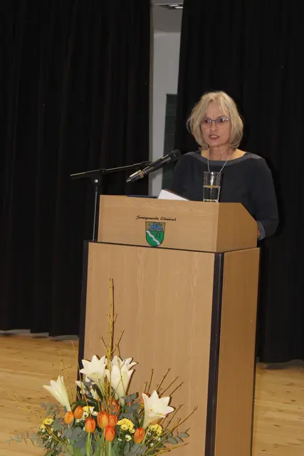 Samtgemeinde-Bürgermeisterin Kathrin Bockey appellierte an die Bürger, sich in die Kommunalpolitik einzubringen | Foto: ce