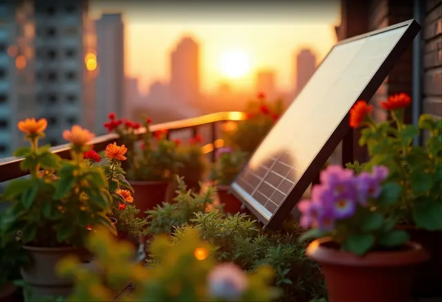 Balkonkraftwerke ermöglichen eine einfache Stromerzeugung mit Sonnenenergie | Foto: Freepik