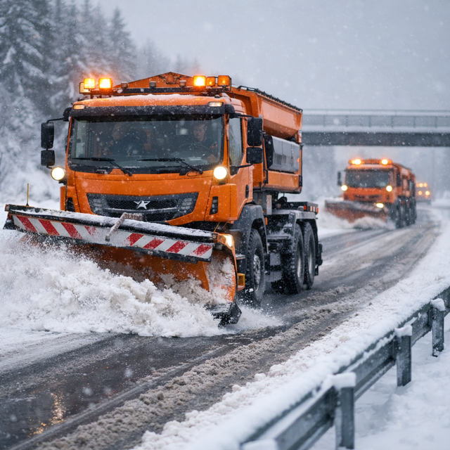Aufgrund eines Warnstreiks im öffentlichen Dienst kann es am 10. Februar 2026 regional zu Verzögerungen beim Winterdienst kommen (Symbolbild) | Foto: Freepik