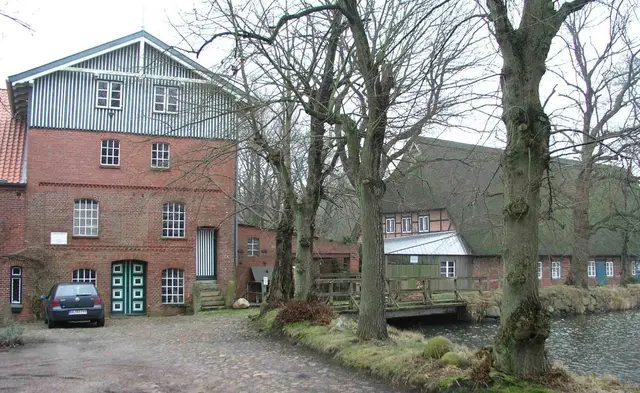 Das historische Wassermühlen-Gebäude in Wulfsen | Foto: Hans Dieter Müller