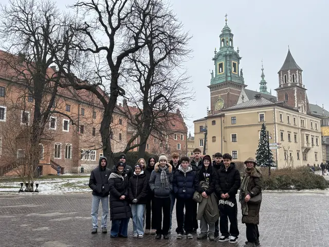 Die Schülergruppe der Ernst-Reinstorf-Schule Marschacht in Krakau | Foto: Désirée Prinz