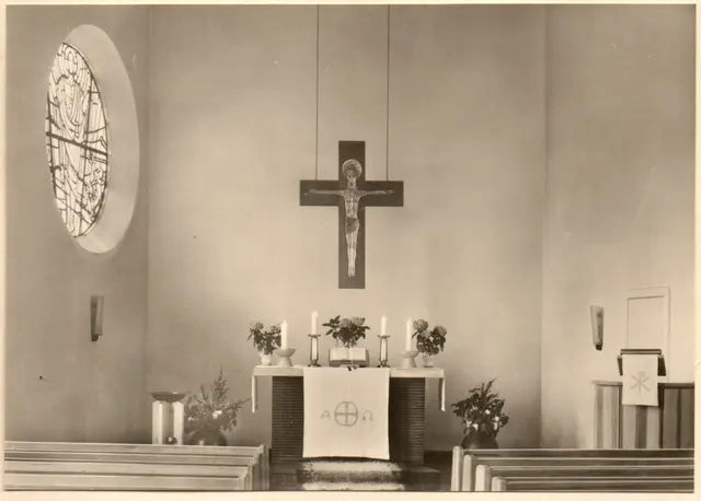 Die Lutherkirche Neu Wulmstorf, wie sie in den 1960er- und 1970er-Jahren aussah. | Foto: Lutherkirchengemeinde Neu Wulmstorf