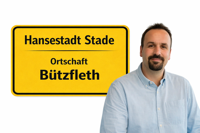 Ortsbürgermeister Christoph von Schassen sieht in Bützfleth Handlungsbedarf bei der Jugendarbeit  | Foto: von Schassen/KI-generiert