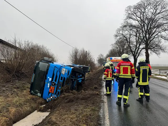 Die Unfallstelle in Ohrensen | Foto: Polizei