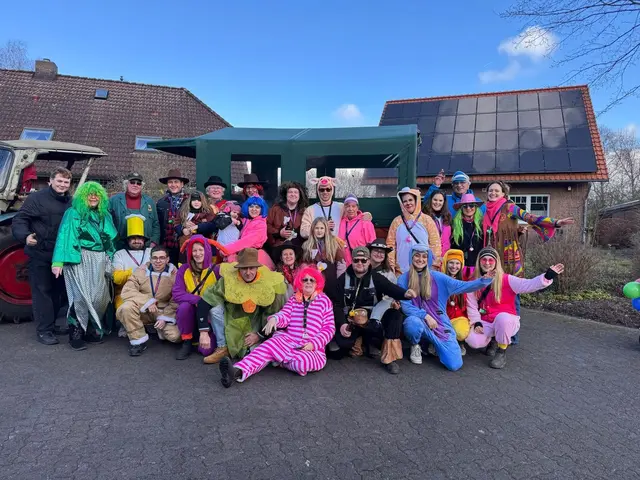 Die Hörstener Schnorrgruppe aus dem vergangenen Jahr | Foto: Faslamsclub Hörsten