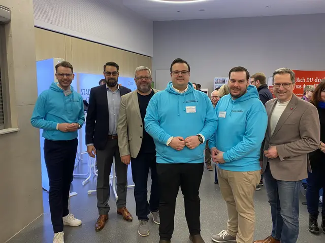 Niels Kohlhaase (li.), Sven Heineken, Ralf Dessel, Mirco Dawideit, Lars Neuber, Kai Seefried (re.) | Foto: Nick Blumenstein