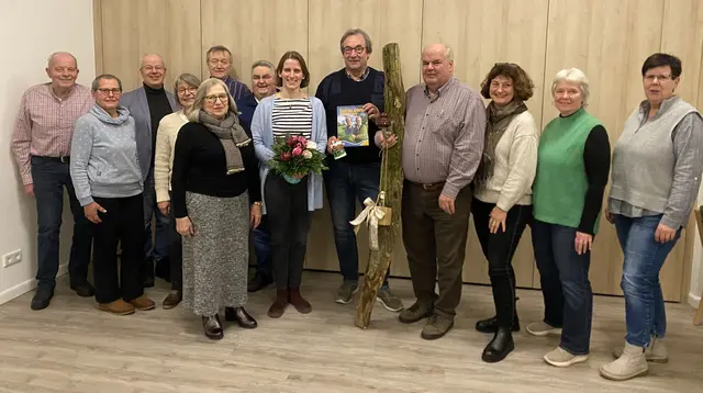 Feierliche Verabschiedung von Gregor Paus (Mitte) | Foto: Stadtmarketing Harsefeld