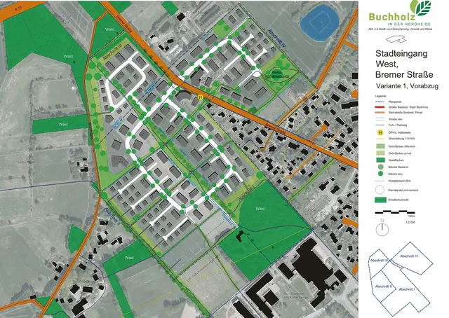 Entsteht am Buchholzer Stadtausgang West ein ganz neues Dorf? | Foto: Stadt Buchholz