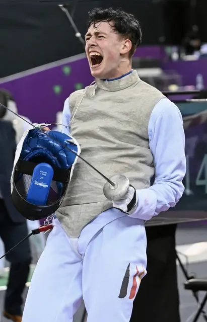 Jubeln konnte Florettfechter Henrik Barby (Blau-Weiss Buchholz) über EM-Bronze in der Türkei | Foto: Augusto Bizzi