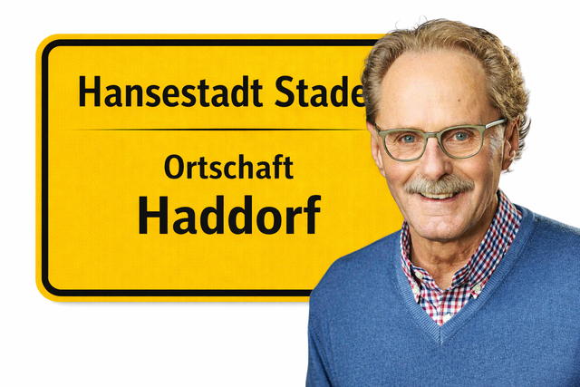 Hermann Müller ist der Erhalt von Lebensqualität in Haddorf besonders wichtig    | Foto: Bilderprofi Stade/KI-generiert