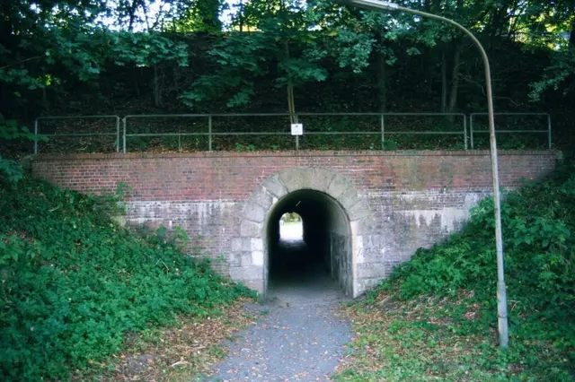 Der historische Fußgängertunnel unter der Kreisstraße 85 in Tötensen | Foto: Landkreis Harburg