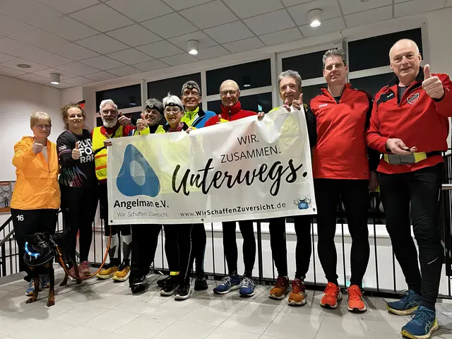 Das Motto des Angelmann e.V., ‚Wir zusammen unterwegs‘, spiegelt sich auch im Lauftreff Fleestedt wider, dessen Training unter dem Leitgedanken ‚zusammen loslaufen, zusammen ankommen‘ steht | Foto: Svend Bädker