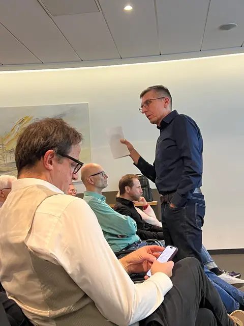 Andreas Grooth hielt einen Vortrag zum Thema "Grundlagen der Unternehmensbewertung" | Foto: Corinna Horeis