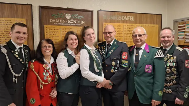 Stehen für erfolgreiche Vereinsarbeit (v.li.): Jannik Tödter, Susanne Salau, Stephanie Werdier, Katharina Emme, Geralf Tödter, Wolfgang Maack und Lars Dummeyer | Foto: Verein