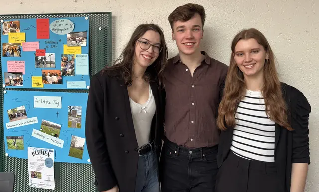 Jolie (18), Lukas (18), Evelina (19) erzählten von ihren Erfahrungen und Eindrücken | Foto: sts