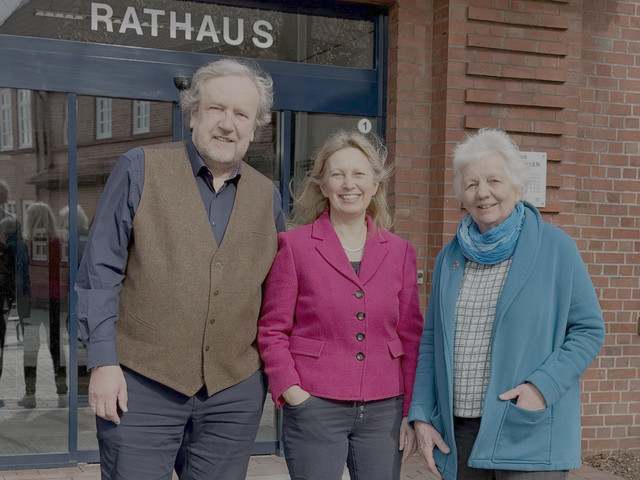 "Wir für Buchholz" mit Christoph Selke (v. li.), Grit Weiland und Gudrun Eschment-Reichert | Foto: Jürgen Dee