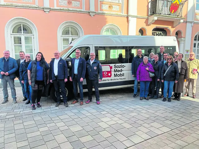 Die Einweihung des Sozio-Med-Mobils | Foto: nib