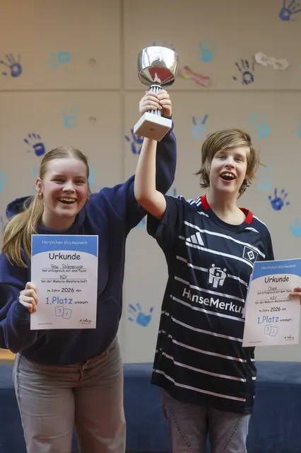 Den ersten Platz sicherte sich das Team HSV | Foto: Lebenshilfe Buxtehude e.V.