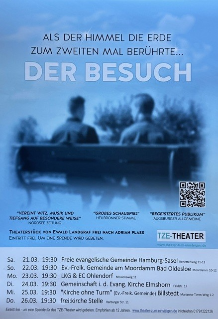 Das Ensemble Theaterzumeinsteigen bringt das Stück „Der Besuch“ auf die Bühne | Foto: Theaterzumeinsteigen