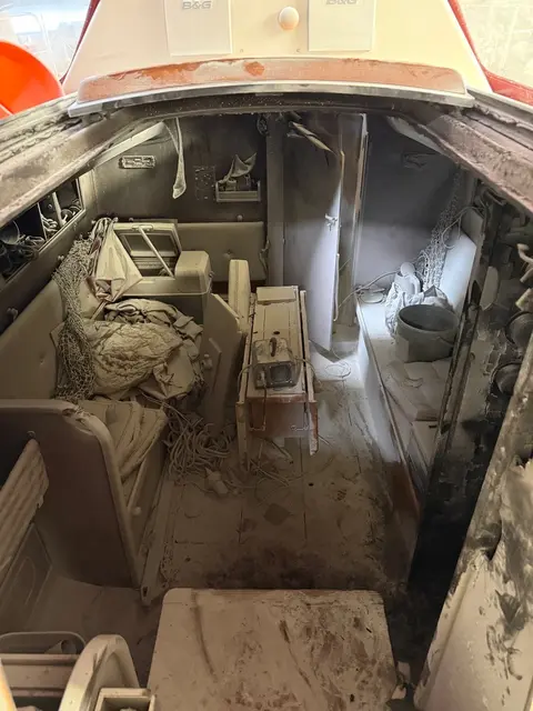 Ein Feuer in einem Boot löste den Großeinsatz der Feuerwehren in der Samtgemeinde Lühe aus | Foto: Feuerwehr