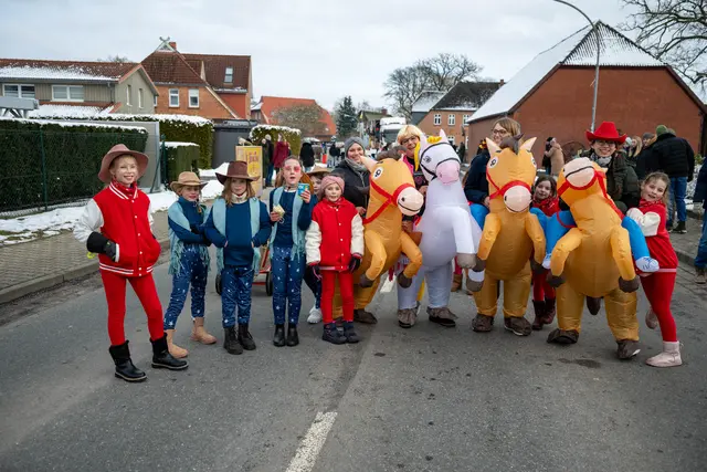 Die "Party Kids" waren mit dem Thema "Bibi und Tina" dabei | Foto: Antje Lohse